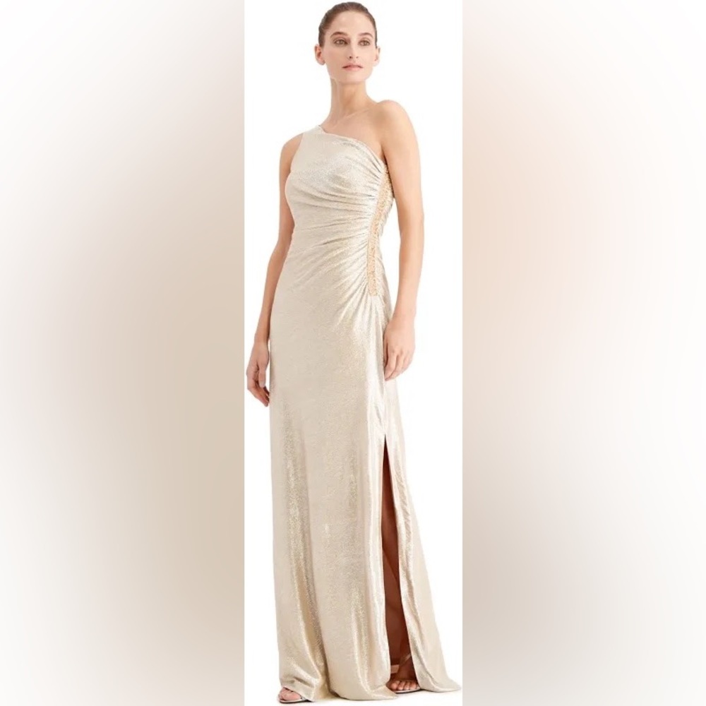 Calvin Klein One Shoulder Gown